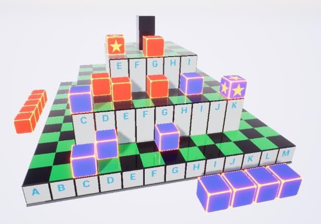 Blocks outside board
